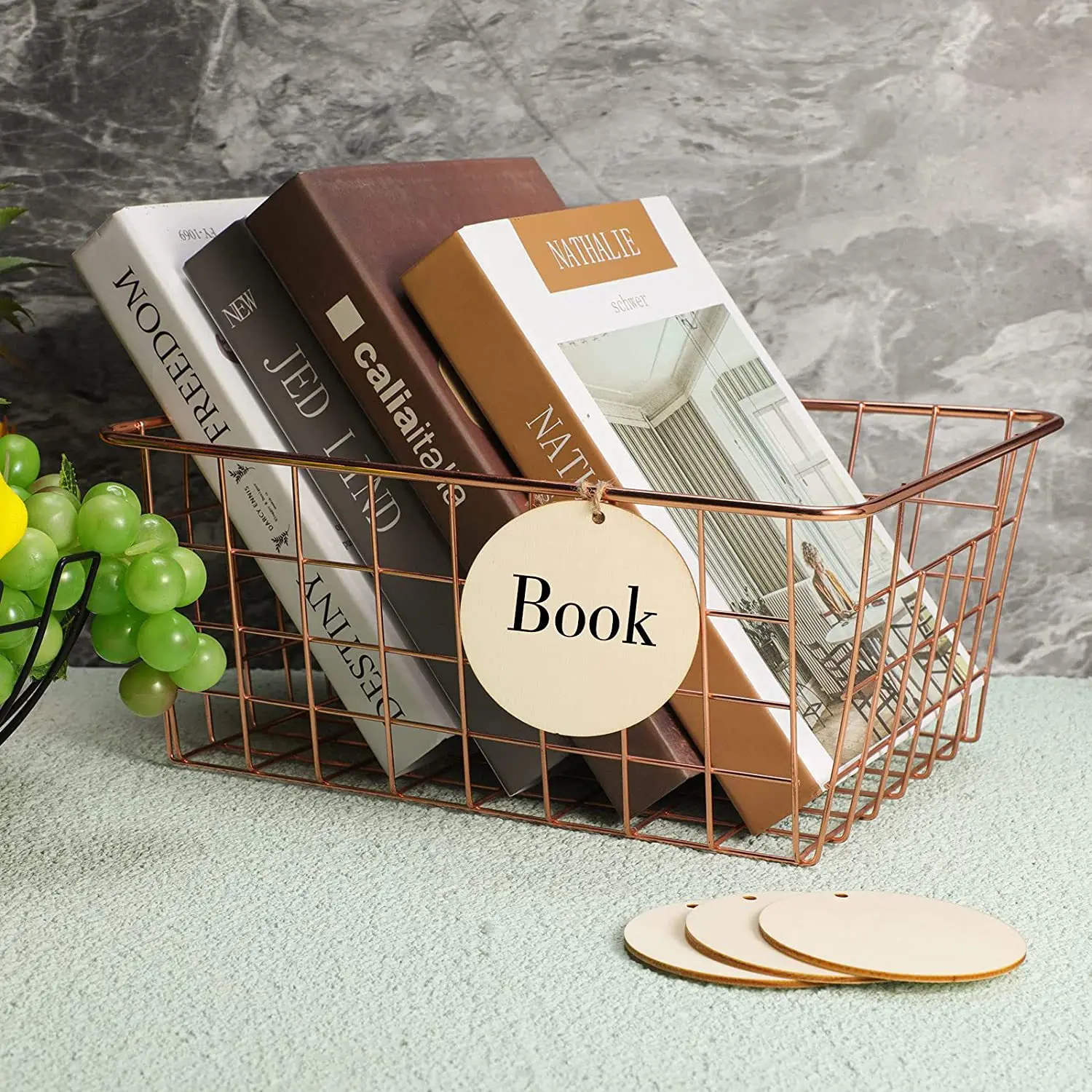 Promotional Wood Bookcase Custom Laser Engraving Advertising Wooden