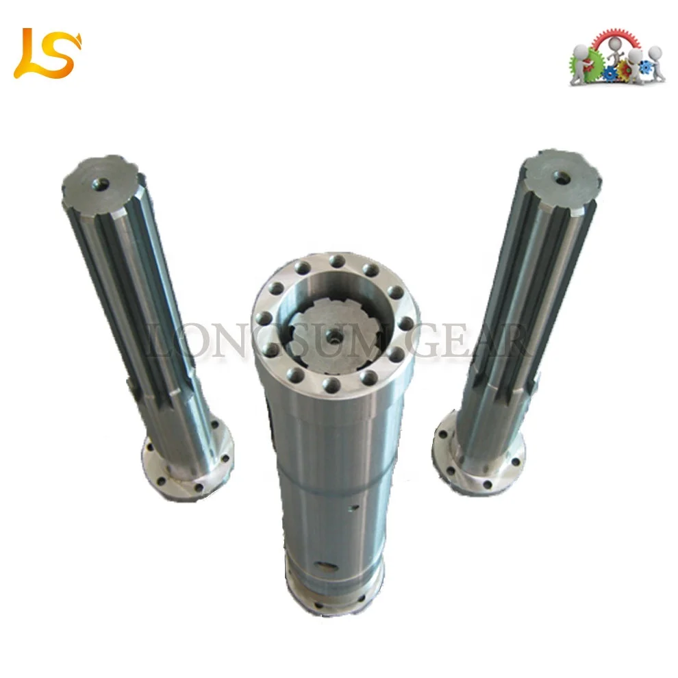 CNC Machined Involute Splines Precision Steel Spline Shaft