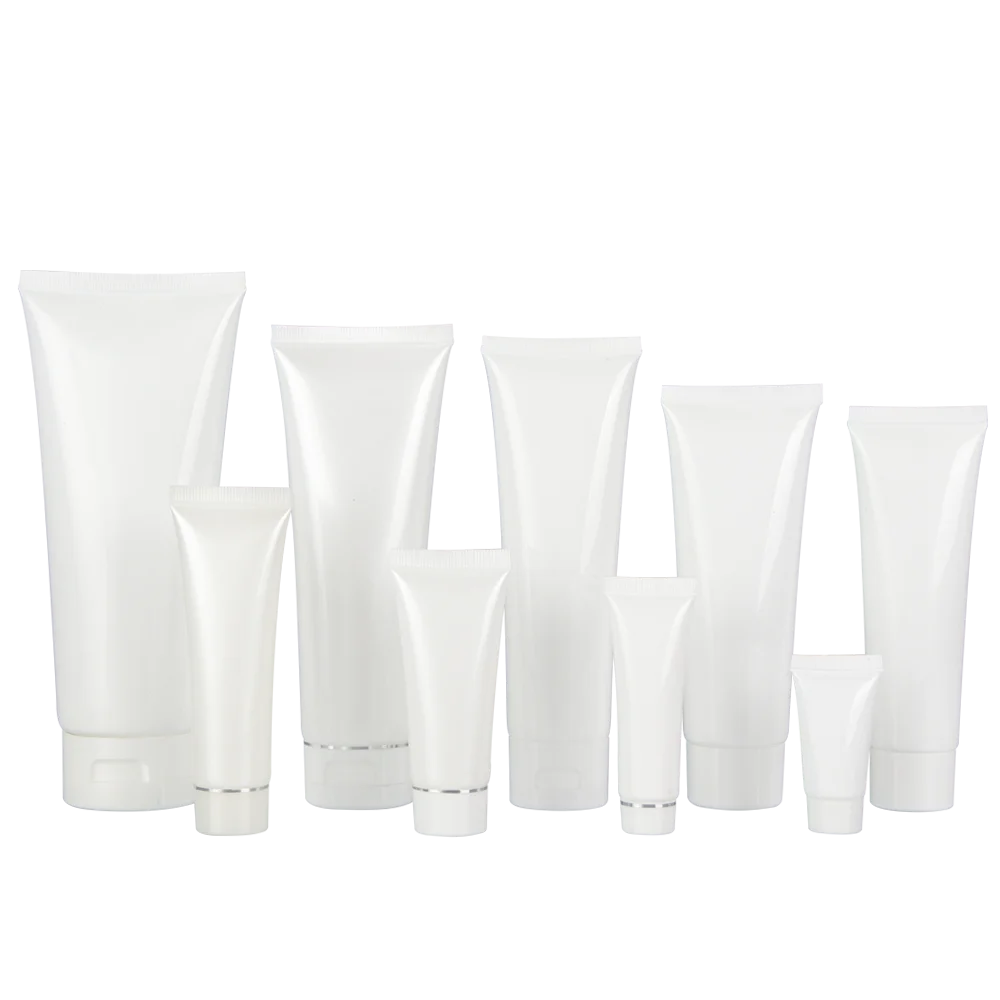 Pe Soft Squeeze Oval Plastic Tubes For Liquid Foundation Sunscreen
