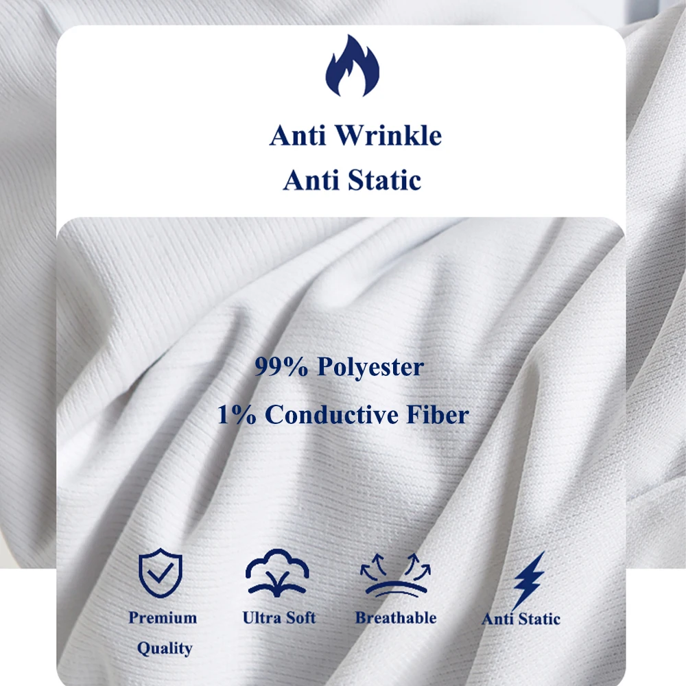 White Lab Coat Surgeon Veterinary Lab Coat for Students Premium Durable Clinical Pet Hospital Personalized Lab Coats for Woman