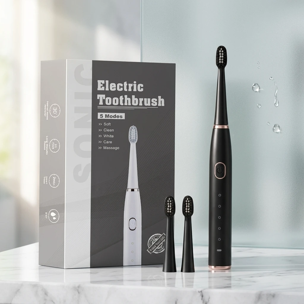 Powerful ultra Sonic Super Wireless Cheapest High Quality Battery Powered Adult Sonic Electric Toothbrush