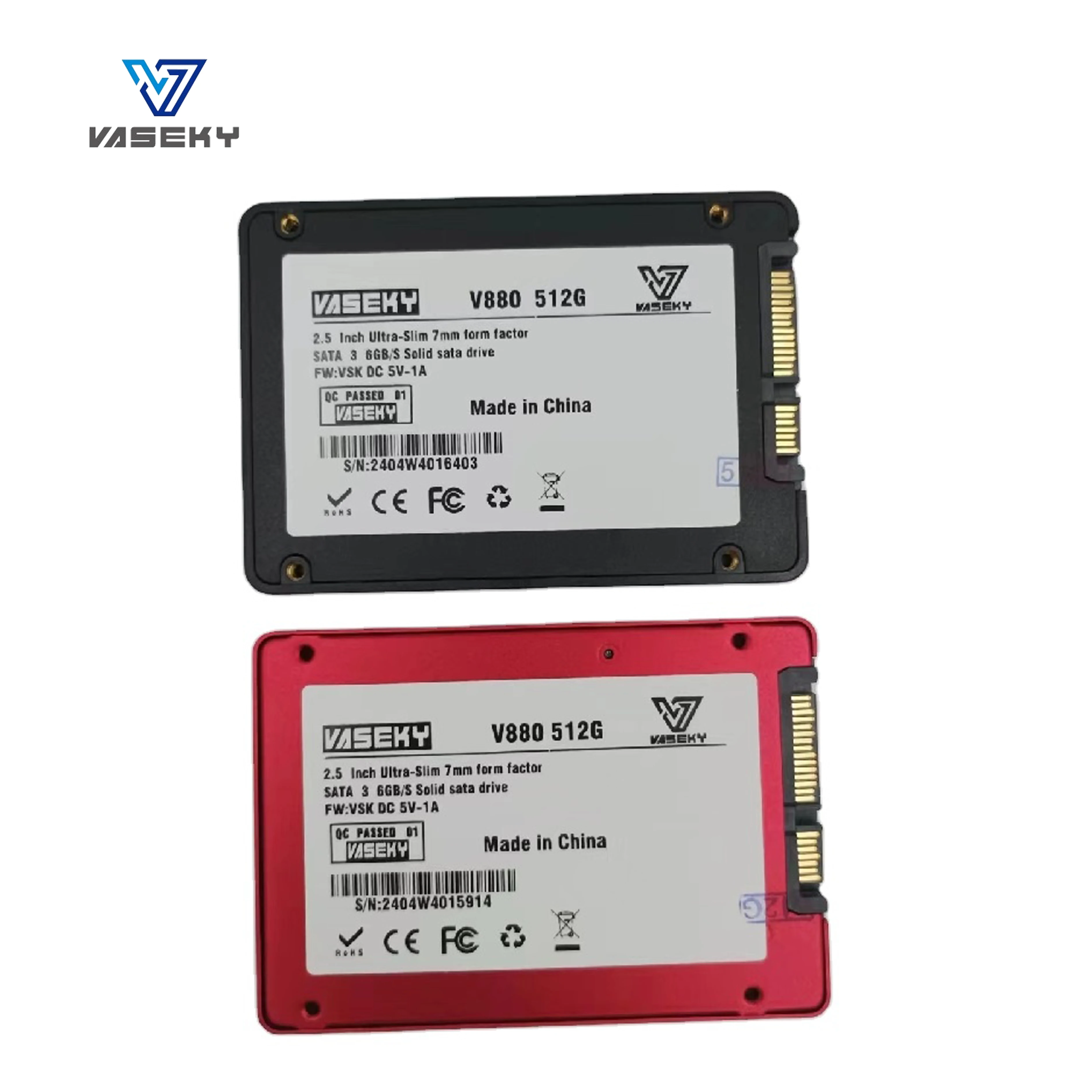 Vaseky Disque Dur Solid State Drive Hardisk 258GB 512GB 1TB 2.5