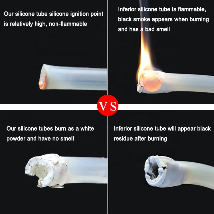 Customization Transparent Silicon Tube Elbow U s Bend Silicone Hose