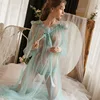 Sous-vêtements chemise de nuit bleu clair