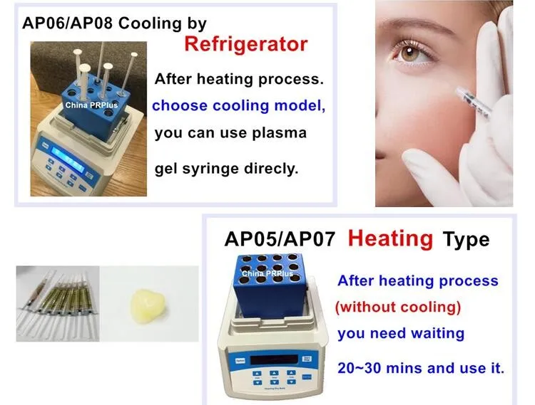 2025 Laboratory Centrifuge Beauty Products AP05 Heating 5ml PPP Bio Filler Plasma Gel Maker Machine