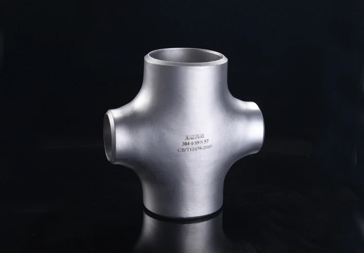 Customization Alloy 316 butt weld pipe fitting straight cross 4 way cross pipe fittings