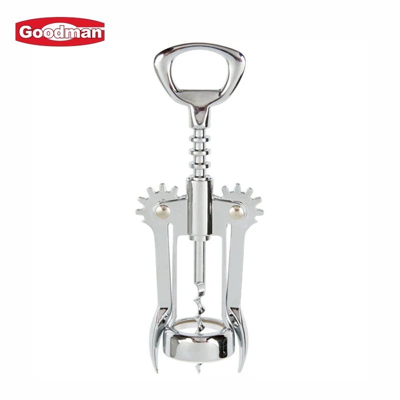 Hot sell metal waiter corkscrew bartender stainless steel beer wine bottle opener details