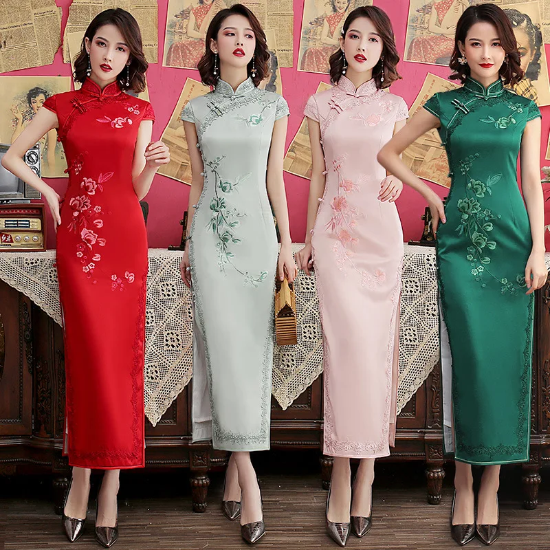 sachin and babi light blue dress Chinese dresses , qipao dress for women qipao chinese dress, cheongsam for  women, women's chinese dresses, oriental cheongsam dress for women retro chinese  dresses , oriental chinese dress, model show chinese dress,