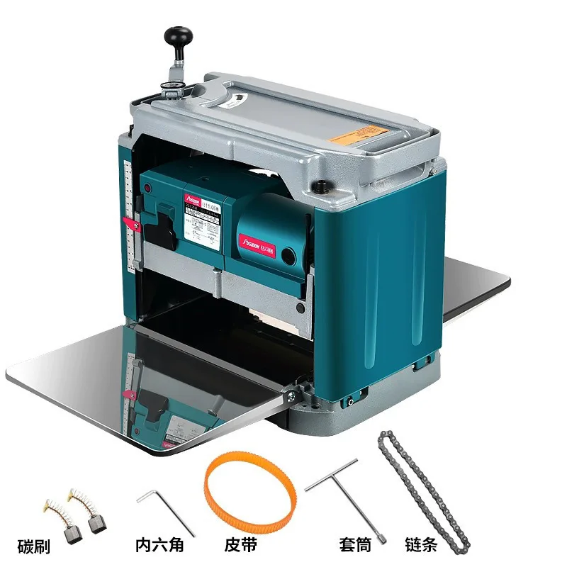 TEBAK Woodworking Wood Planer Thicknesser Woodworking Machine Wood Planer Multifunctional Power Tools