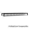 A16 Black Frame Transparent Box