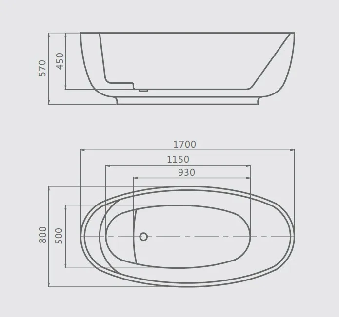 Moon Shaped Bath Tub Freestanding Whirlpools Bathroom Acrylic Free
