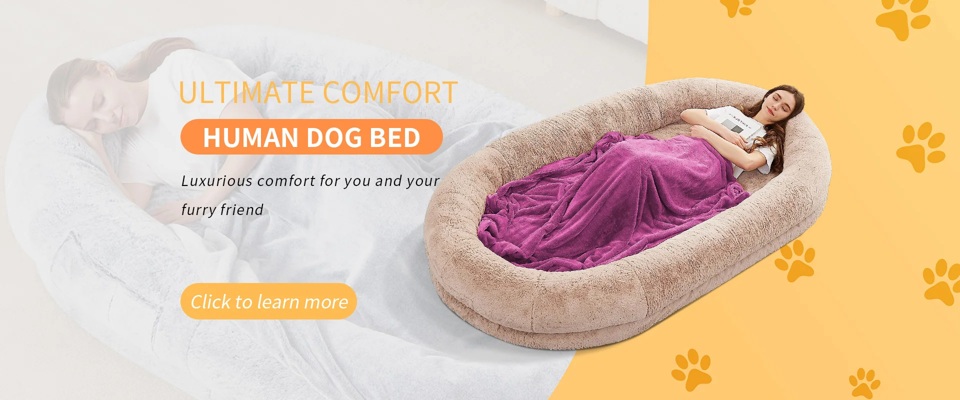 Hot selling xl xxl giant heavy duty extra large luxury super large sleep deeper human sized dog bed for humans details