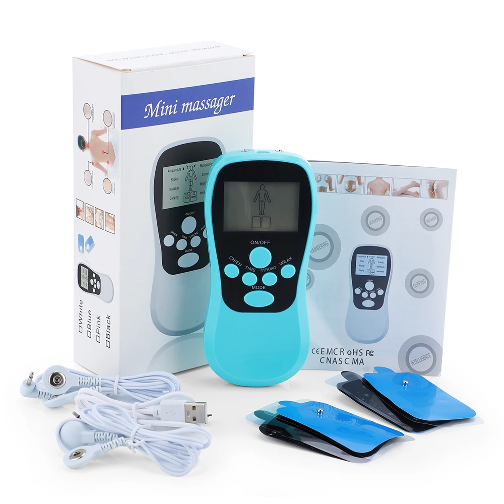 Rechargeable Tens Machine Digital Therapy Full Massager Pain Relief  Acupuncture