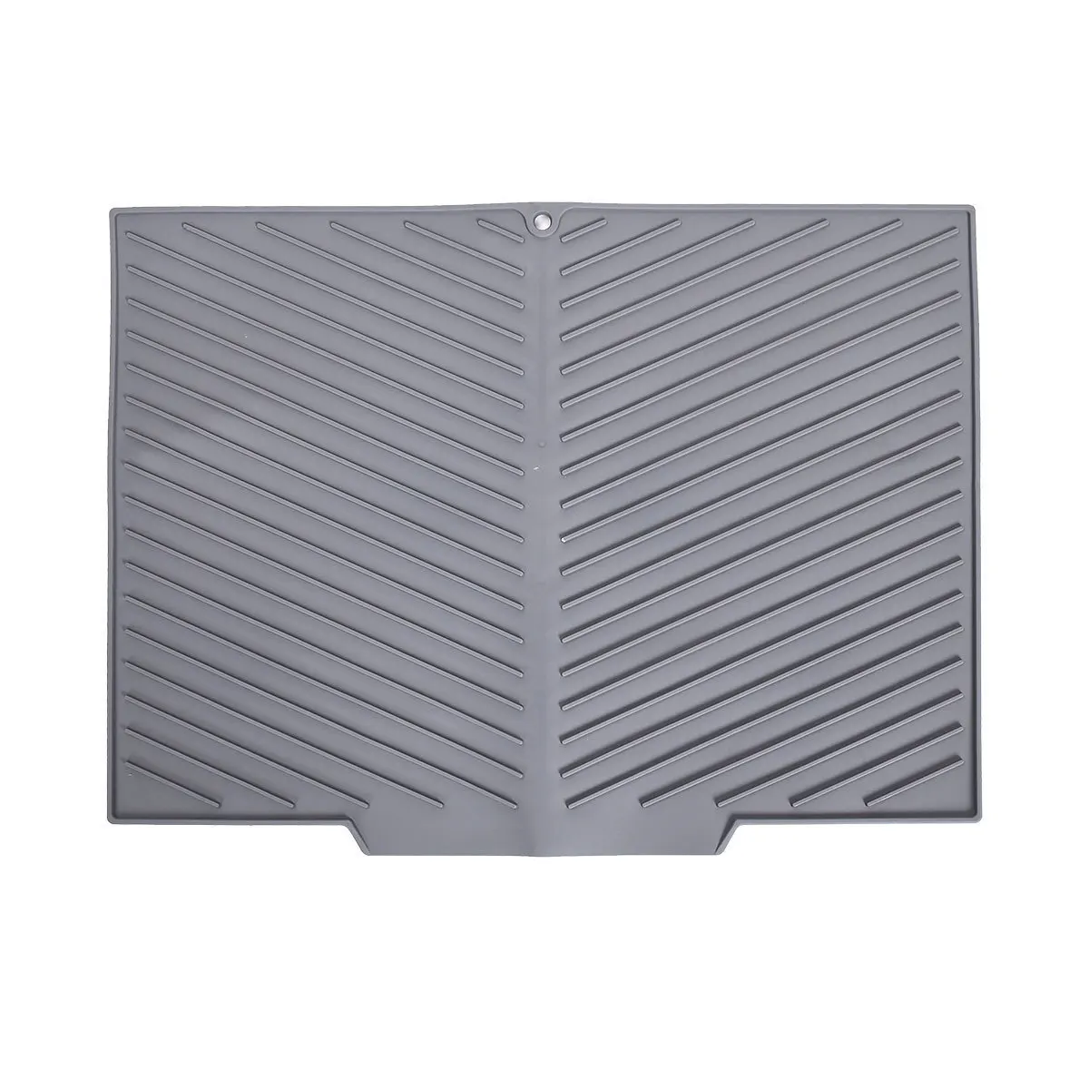 Ilicone Drying Pad Non Slip Heat Resistant Drain Mat Easy to Clean Coaster for Kitchen Tableware