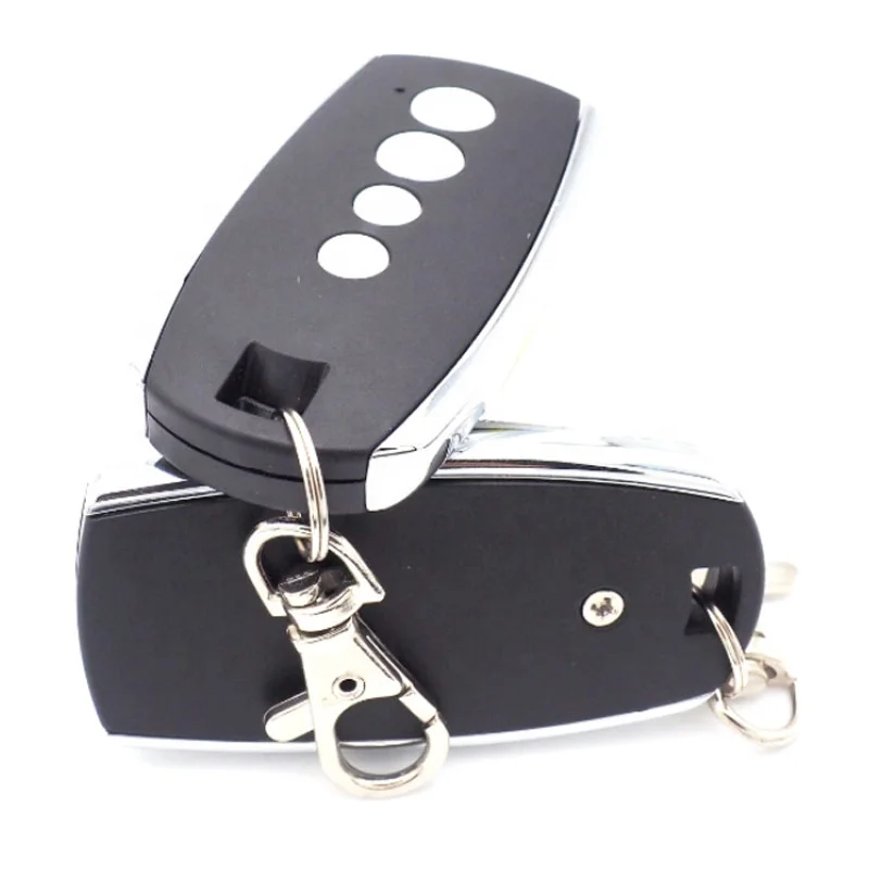 433MHZ Metal 4 Buttons HCS301 Rolling Code  Remote Control for Garage Door Home Gate Sliding Door Remote Control Transmitter