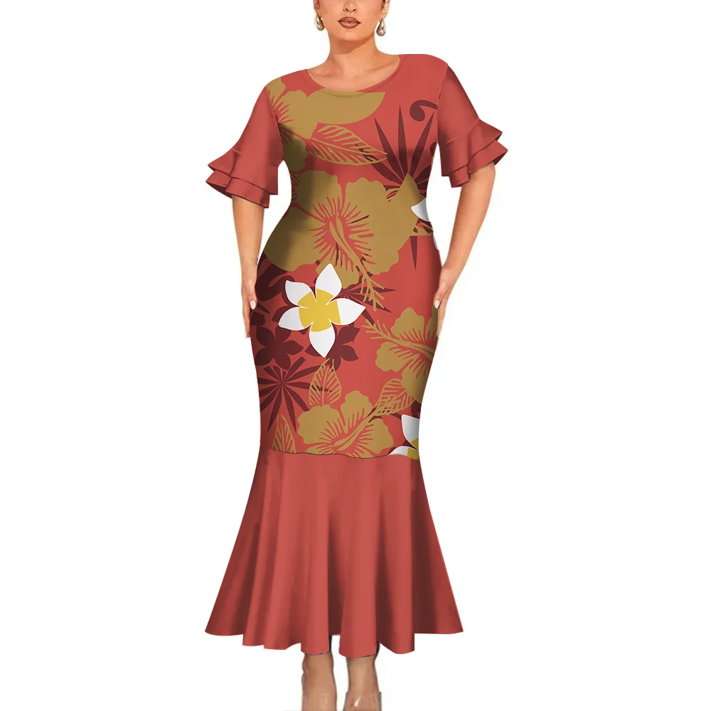 chinese dress ladies Reveloire Elegant Fishtail Dress with Backless and Fitted Cut  Reveloire