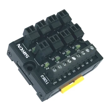 SiRON T083-p hot selling 8-bit output pluggable terminal block Use 10P terminal block to connect to the controller