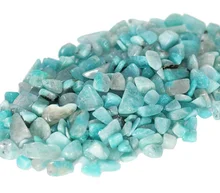 Free Size Irregular Shaped Amazonite Tumbled Stone Chips Crystal Quartz Pieces