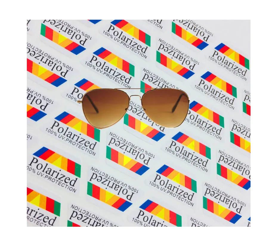 Adesivo per occhiali con lenti stampate personalizzate per