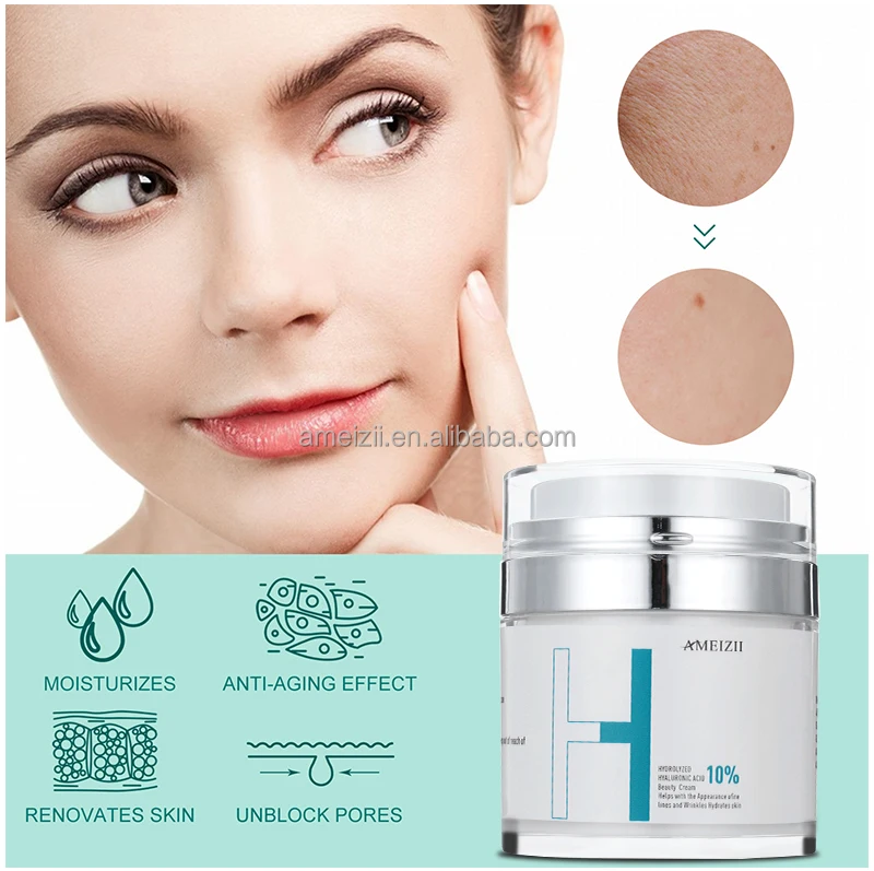 Wholesale Hyaluronic Acid Moisturizer Facial Cream Cremas Faciales Skin