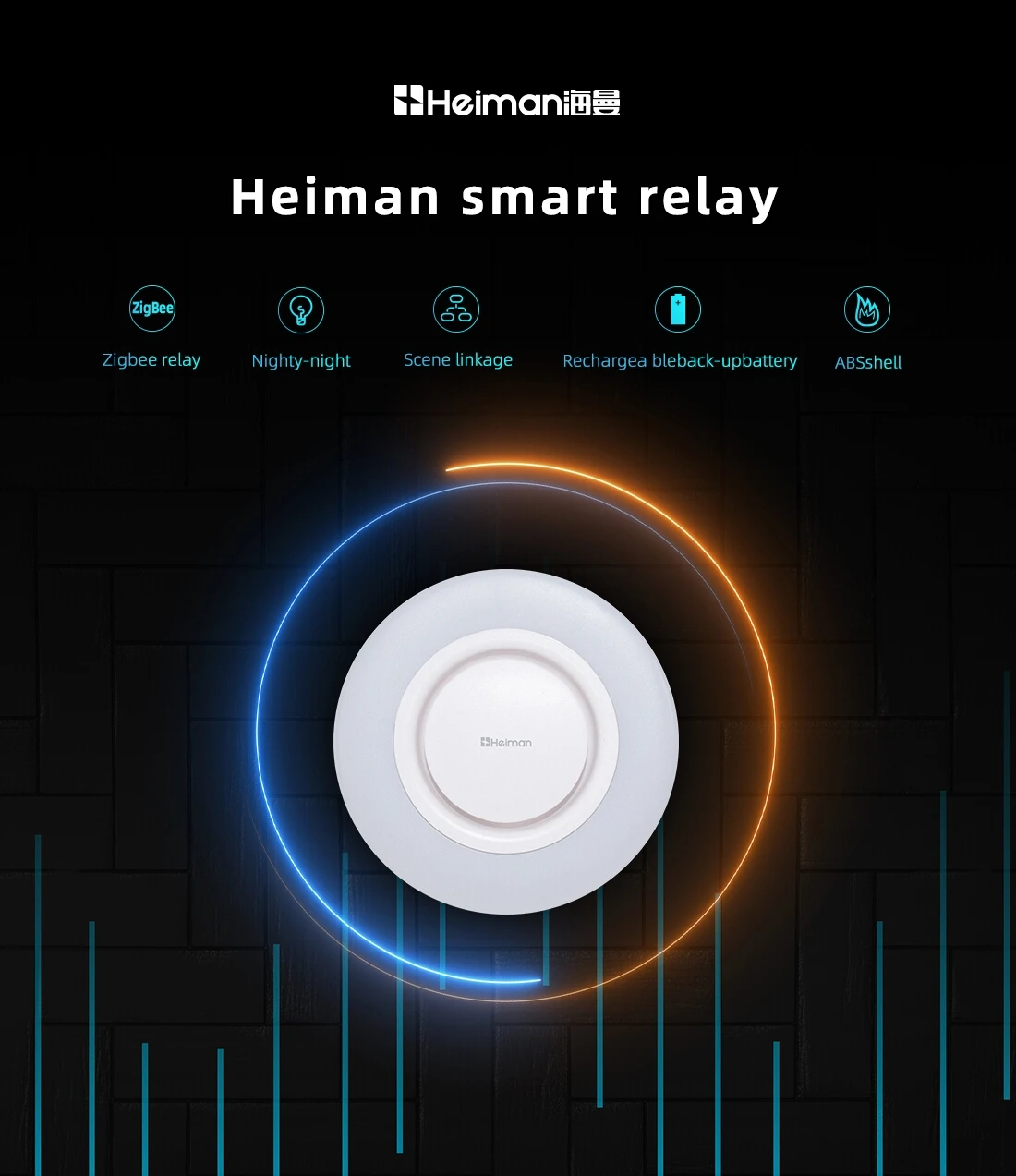 Multifunction Night Light Zigbee Repeater to Extend Wireless Distance for USA EU FR UK Market