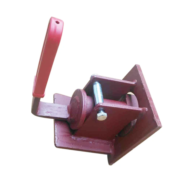 螺旋式卡车拖车扭锁20英尺40英尺扁平货架运输集装箱扭锁集装箱角锁