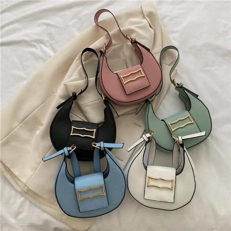 Source Custom XP2547 Fashion simple crescent bag women shoulder