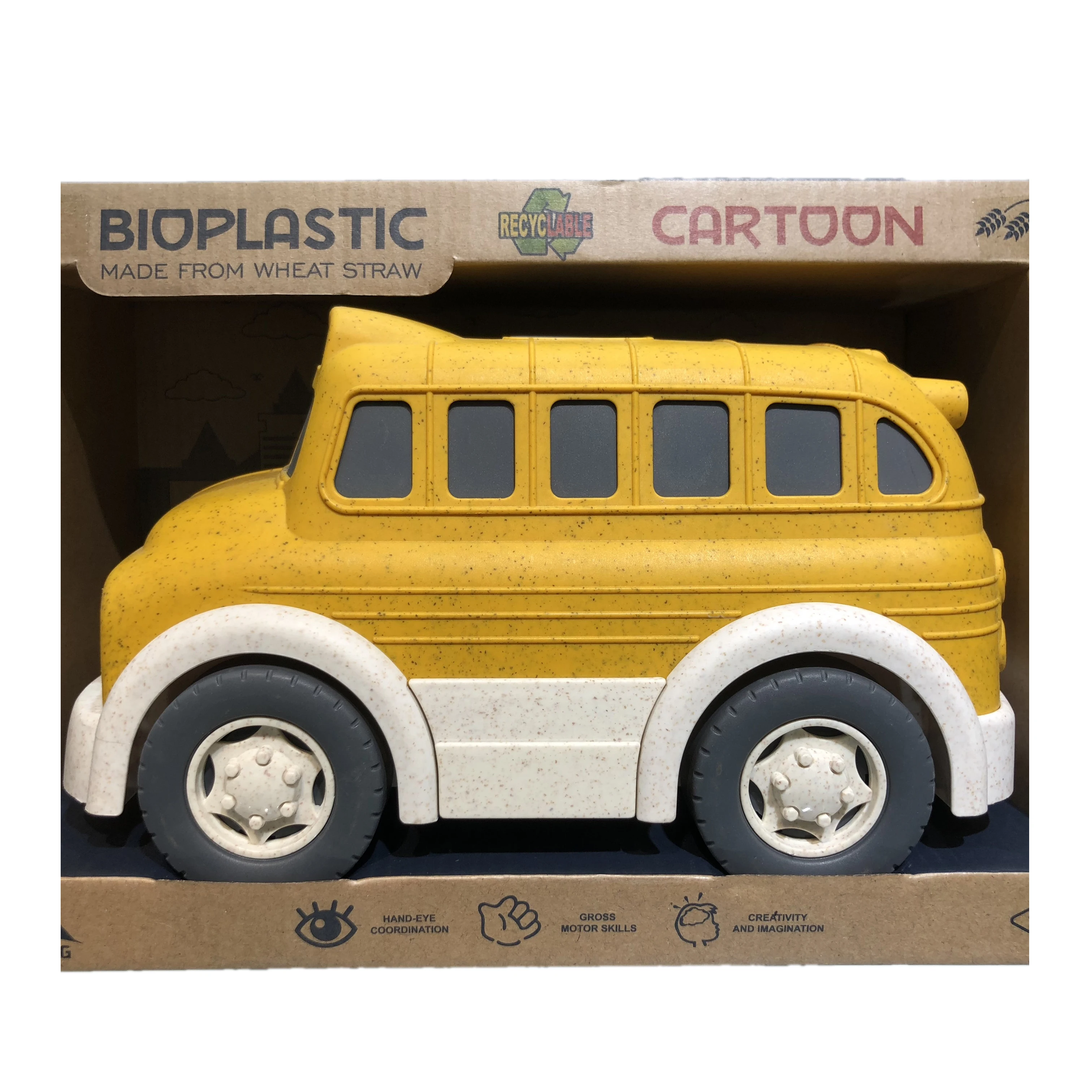 ITTL слайд школьный автобус биопластиковые