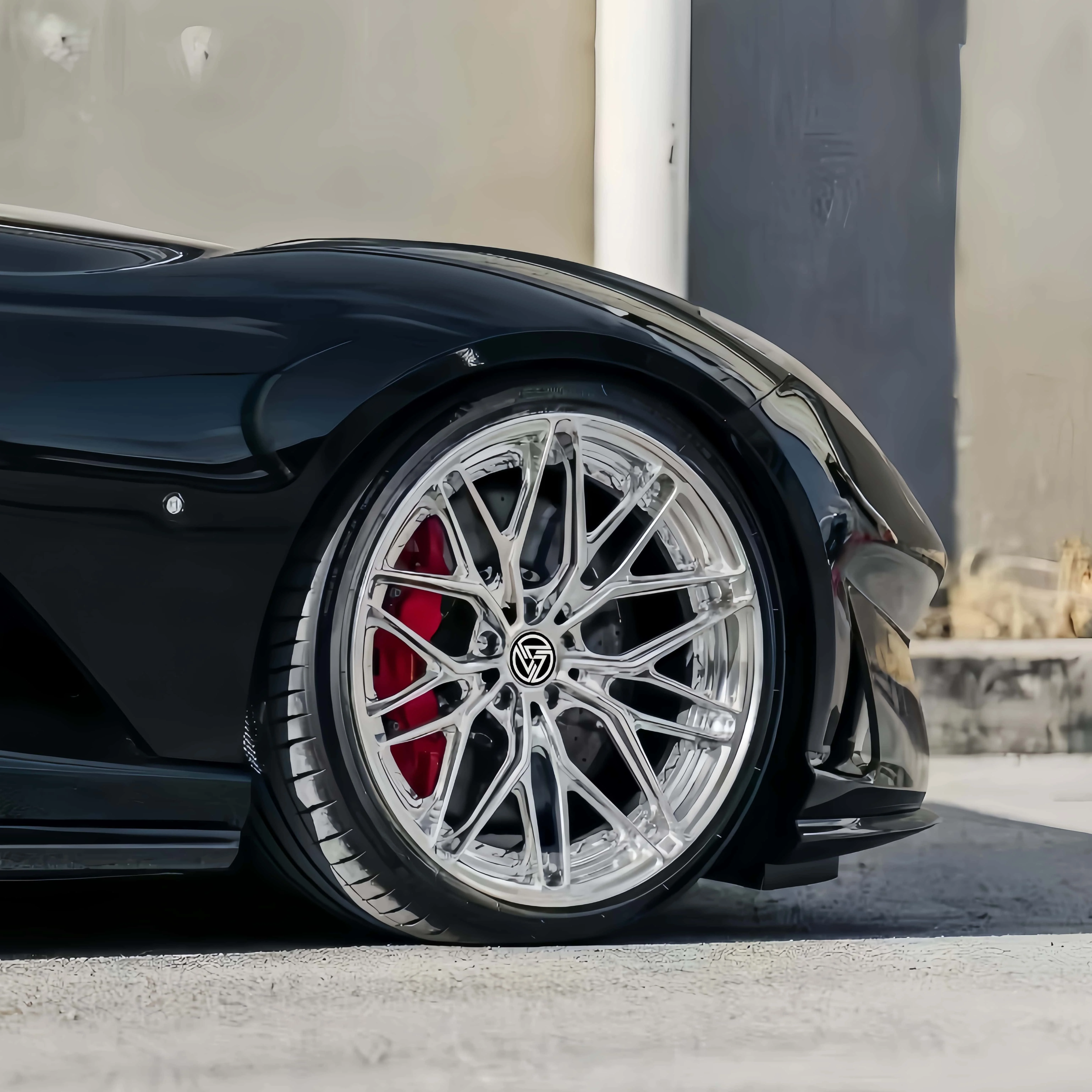 XL Deep Concave Deep Lip Chrome 1 Piece 5*120 5*112 5*114.3 19-22Inch Forged Alloy Passenger Car Wheel for BMW Audi Benz Tesla - Image 2