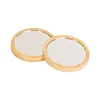 Yellow Round Mirror
