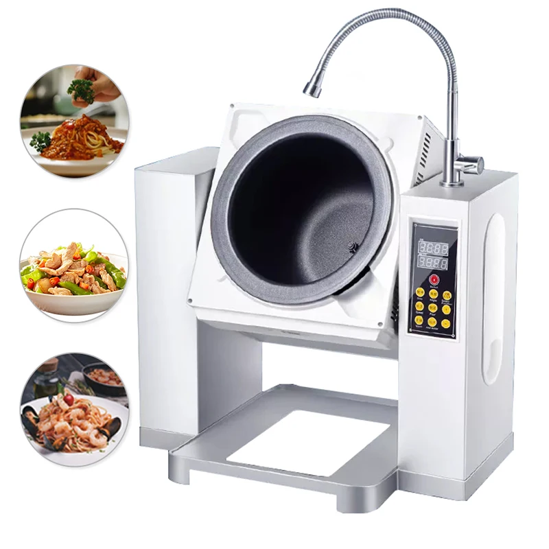Коммерческий 4500 Вт барабан обжаривают машина для приготовления пищи 15l Смарт Автоматическая Посудомоечная машина заливки Настройка автоматической жареные по переработке гипсового порошка
