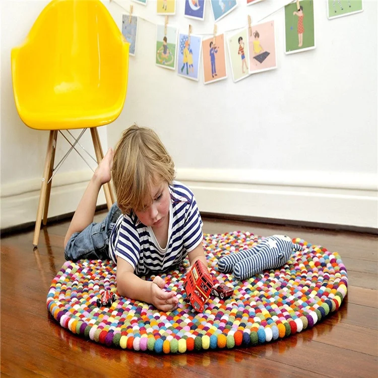 家庭の祈りとリビングルームのための高品質の手作りネパールウール