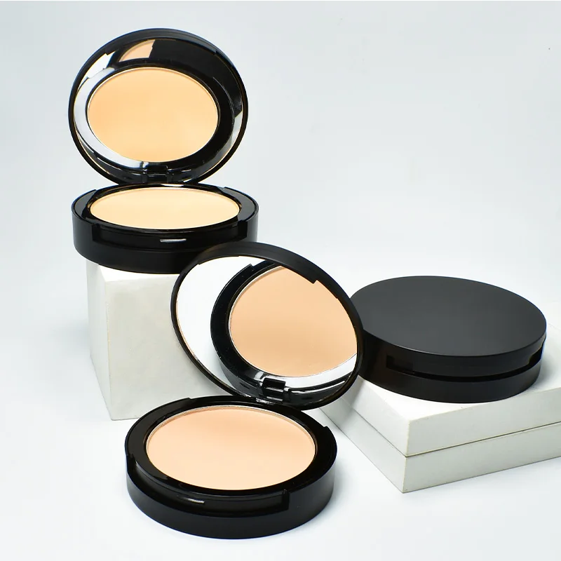 Natural Compact Powder Private Label OEM Face Powder Compact Makeup Foundation Powder