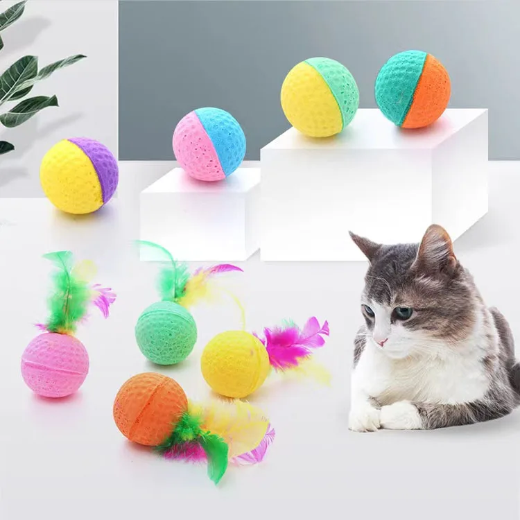 Factory Direct Supply Foam Latex Cat Toys Customized Colors Interactive ...