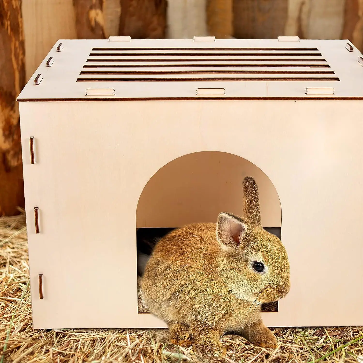 Rabbit Hideout Bunny Wooden House Bunny Castle Buy Rabbit Hideout