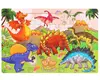 30 pezzi di dinosauri