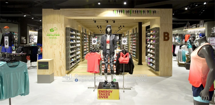Source New Sports Gear Furniture Shop Interior Exquisite Fittings