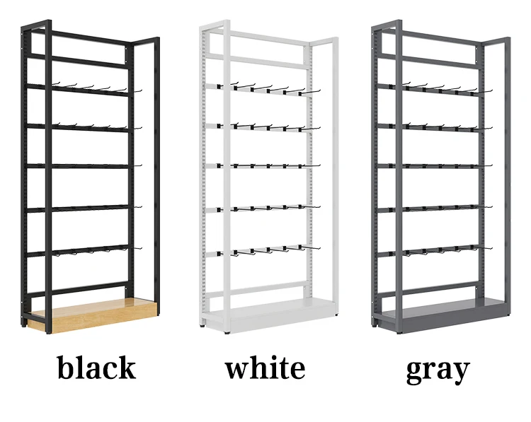 Supermarket Hook Retail Display Racks Metal Display Shelf showcase ...