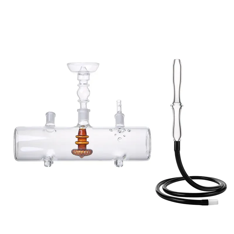 High Quality Customized Color MP5 Glass Hookah Shiisha Low Minimum Order Quantity Including Hookah Butts Other Smoking