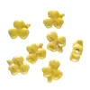 Perles trèfle en céramique - jaune