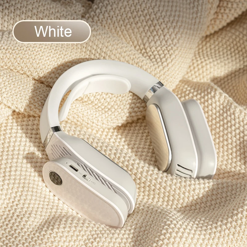 2022 New Arrival Winter Mini LED Display Hand Heater Portable USB Cooler Fan Neck Heater