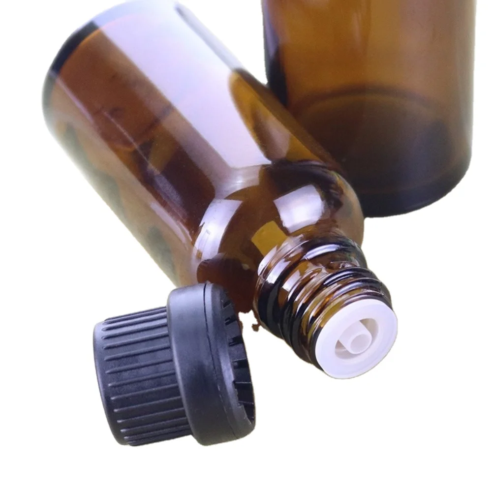 various sizes clear amber pill medicine bottle with screw cover