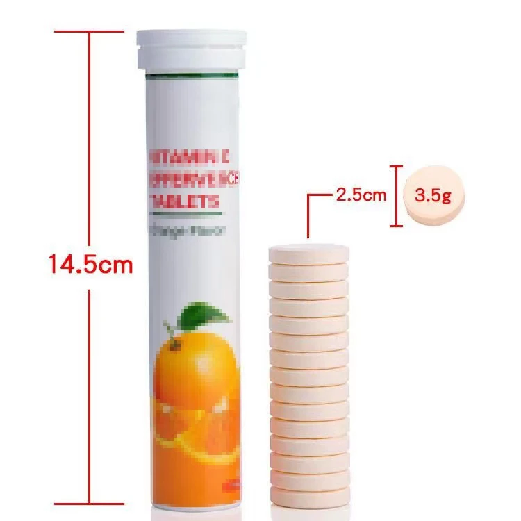 Plastic Effervescent Tablets Tube Electrolyte Drink Bottle Multi