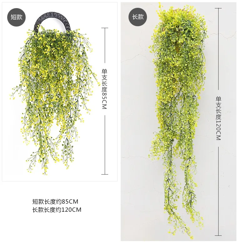 Artificial Hanging Plants Wall Hanging Plants With Baskets Fake