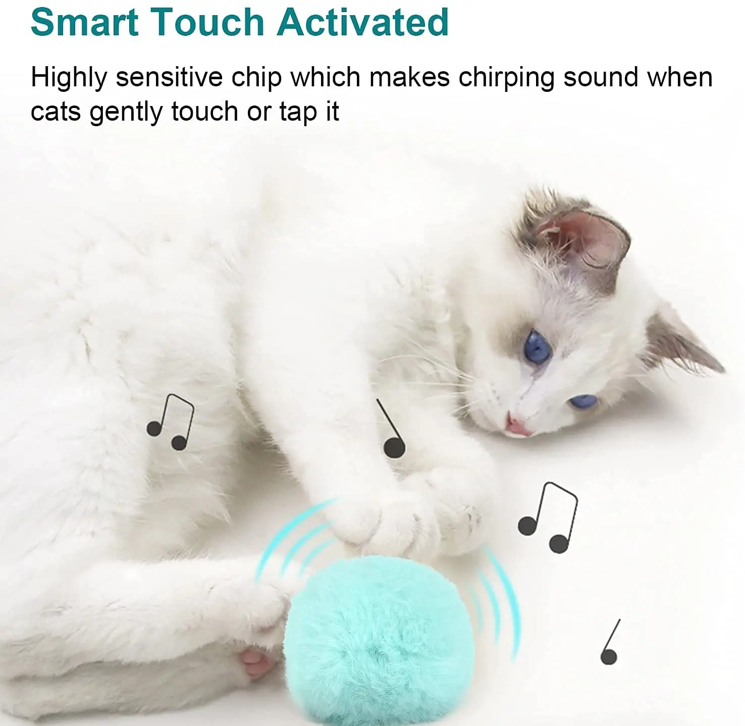 Hot Selling Funny Automatic 3 Lifelike Animal Chirping Sound By Touch