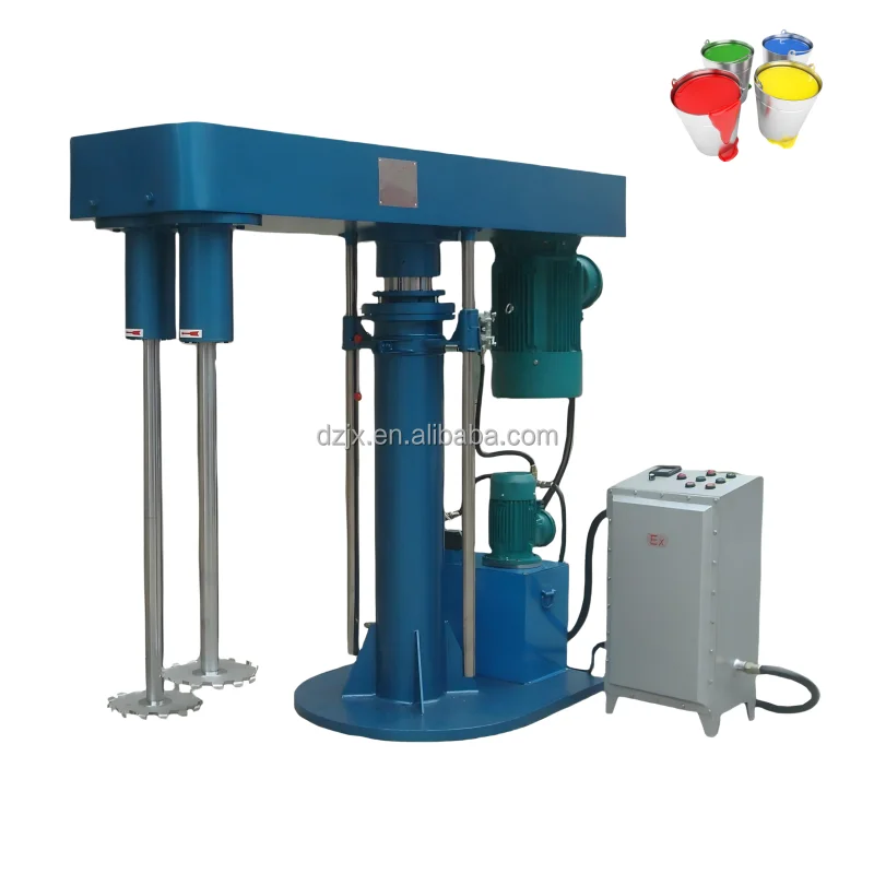 DZJX Kapci Paint Mixing Dispensing and Filling Equipment Mayonnaise Mixing Machine Multimix High Shear Mixer With Tank