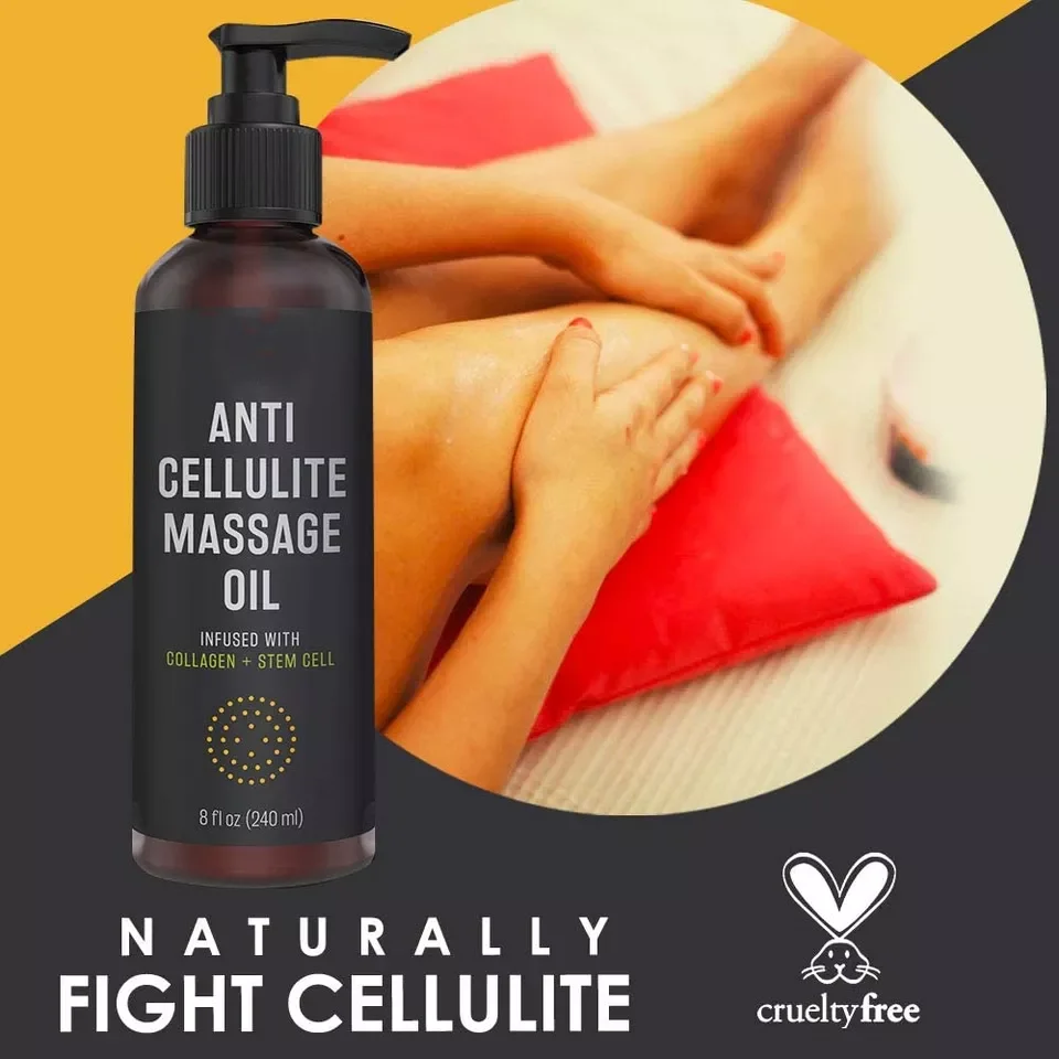 Bliw Private Label Customize Logo Body Massage Oil Organic Collagen