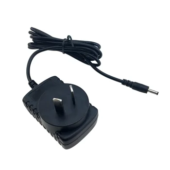 SAA c-Tick black color Au plug charger 12v1a 5v2a power adapter 100-240v input 10w 5v 2a ac dc adapter with 5.5*2.5*12mm jack