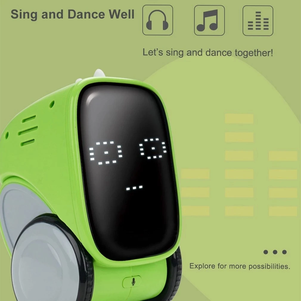 R16 Dancing Transformation Gesture Touch Sensing Voice Command Service LED Expressions Intelligent Smart RC Mini Toy Robots