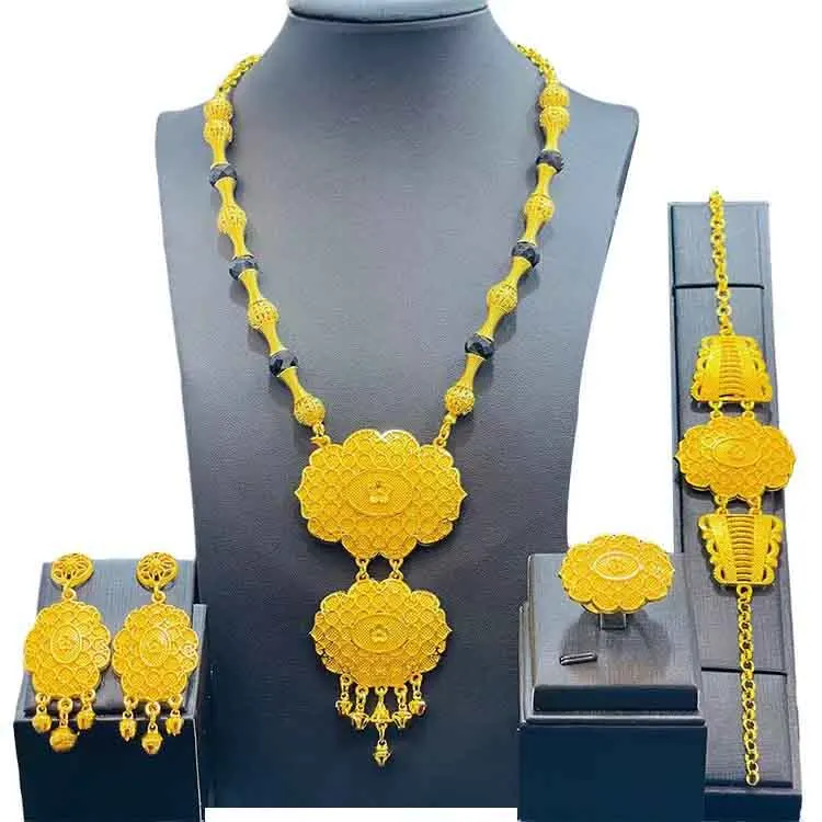 2023 New Design Dubai Gold Color Fashion Wedding Bridal Accessories Costume  Necklace Set African Costume Jewelry Sets - Buy 2022 Pakistani Bridal  Jewelry Sets,24K Gold Dubai Jewelry Set,Dubai 18 Carat Gold Jewelry